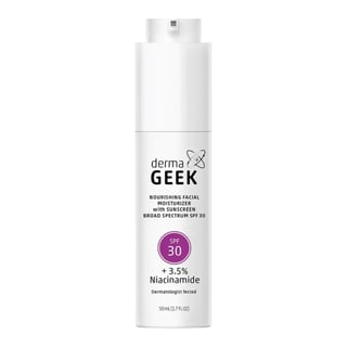 DermaGeek Nourishing Facial Moisturizer with Sunscreen Broad Spectrum SPF 30