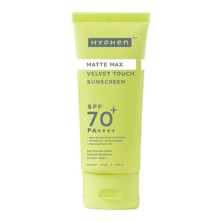 hyphen Matte Max Velvet Touch Sunscreen SPF 70+