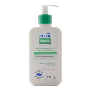 Clevie Derma Facial Cleanser Milk For Normal And Dry Skin