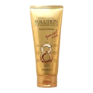 Deoproce Natural Perfect Solution Cleansing Foam Gold Edition