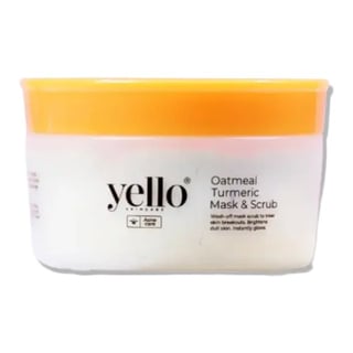 Yello Skincare Oatmeal Turmeric Mask & Scrub