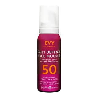 Evy Technology Daily Defence Skin Cancer Awareness Face Mousse SPF50 PA++++