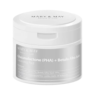 Mary & May 葡糖酸內酯(PHA)+白樺樹液潔顏棉片