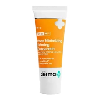The Derma Co Pore Minimizing Priming Sunscreen SPF50 PA+++