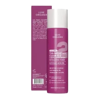 Luxe Organix DermaPro TXA Melasma Clear 6.0 Complexion Bright Exfoliating Toner