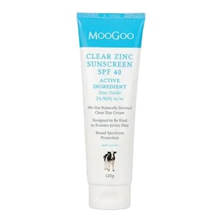 MooGoo Clear Zinc Sunscreen SPF 40