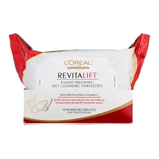 L'Oreal RevitaLift Radiant Smoothing Wet Cleansing Towelettes