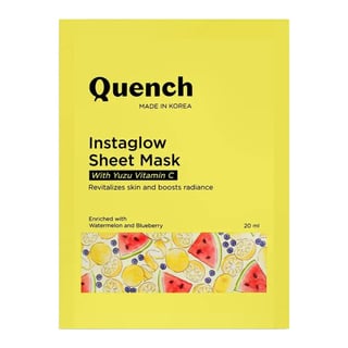 Quench Botanics Instaglow Sheet Mask