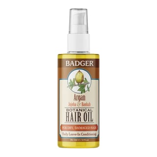 Badger Argan Hair Oil For Dry Damaged Hair