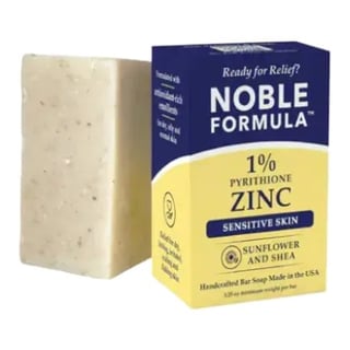 Noble Formula SunFlower & Shea 1% Pyrithione Zinc (ZnP) Bar Soap
