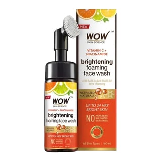 Wow Skin Science Vitamin C & Niacinamide Brightening Foaming Face Wash
