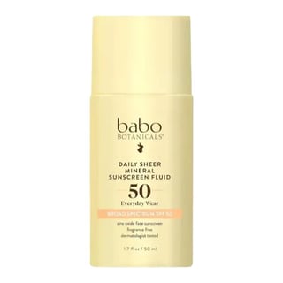 babo botanicals Daily Sheer Mineral Sunscreen Fluid SPF 50