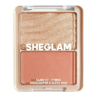 SHEGLAM Glam 101 Hybrid Highlighter & Blush Duo