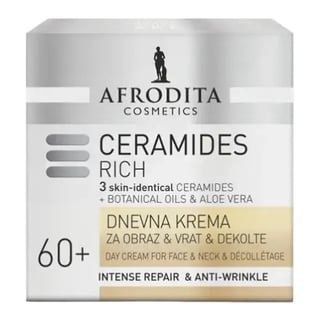 Afrodita Ceramides Rich Day Cream For Face & Neck & Décollétage