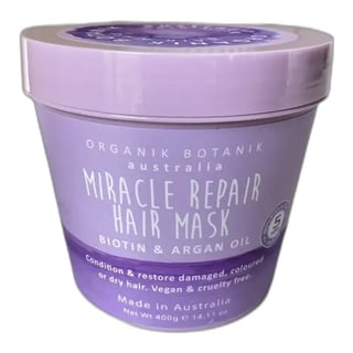 Organic Botanik Australia Miracle Repair Hair Mask Biotin And Argan Oil