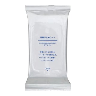 Muji Sunscreen Wipes SPF 12 PA+