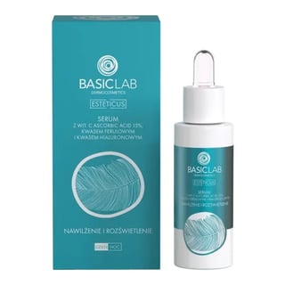 BasicLab Esteticus Vitamin C 15% Moisturizing And Brightening Serum