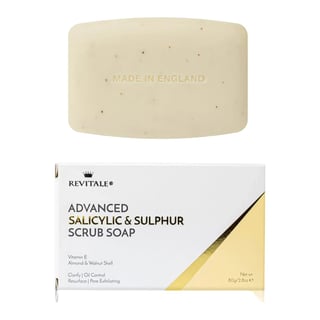 Revitale Advanced Salicylic & Sulphur Scrub Soap