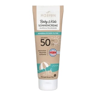 MABYEN Baby & Kids Sonnencreme Mineralischer Filter SPF 50