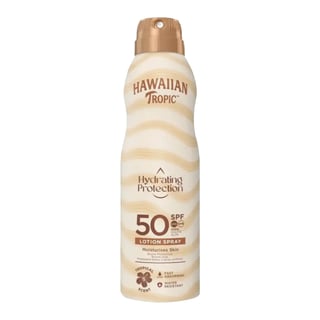 Hawaiian Tropic Hydrating Protection Sunscreen Spray SPF 50 UVA + UVB Protection