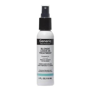 Generic Value Products Blonde Leave In Treatment Compare to It’s a 10 Miracle Leave In for Blondes