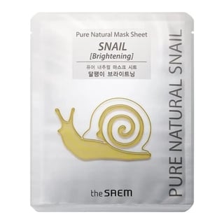 The Saem Pure Natural Mask Sheet - Snail Brightening