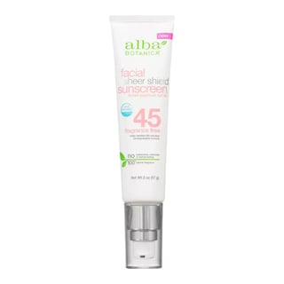 Alba Botanica Facial Sheer Shield Sunscreen SPF 45
