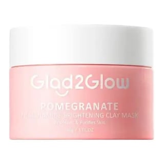 Glad2Glow Pomegranate Niacinamide Brightening Claymask