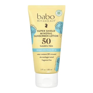babo botanicals Super Shield Mineral Sunscreen Lotion SPF 50