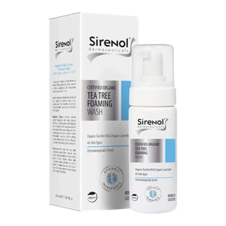 Sirenol Dermaceuticals Organic Tea Tree Foaming Wash