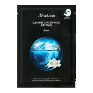 JMsolution Edelweiss Glacier Water Alps Mask Snow