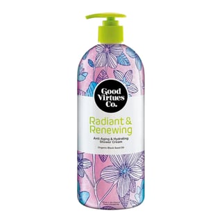 Good Virtues Co. Radiant & Renewing Anti-Aging & Hydrating Shower Cream