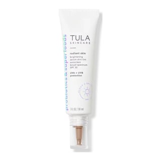 Tula Skincare Radiant Skin Brightening Serum Skin Tint Sunscreen SPF 30