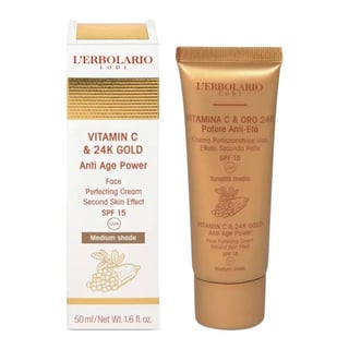 L'Erbolario Vitamin C & 24K Gold Anti-Age Power Face Perfecting Cream SPF 15