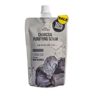 Ever Organics Charcoal Purifying Serum Soothing Gel