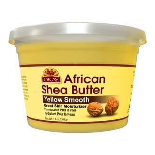 Okay Pure Naturals Shea Butter Jar Yellow