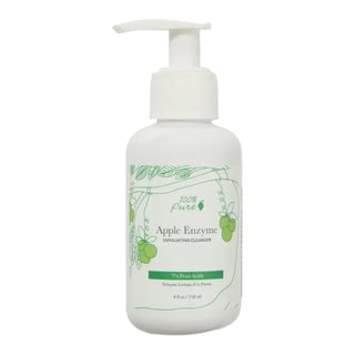 100% Pure 7% Fruit Acids Apple Enzyme Exfoliating Cleanser