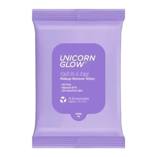 Unicorn Glow Call It a Day Hydrating Cleansing + Makeup Remover Wipes