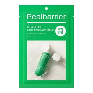 Real Barrier Cica Relief Fade In Serum Mask