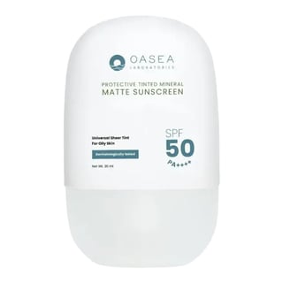 Oasea Protective Tinted Mineral Matte Sunscreen SPF 50 PA++++