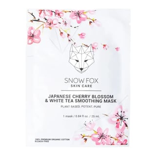 Snow Fox Skincare Japanese Cherry Blossom & White Tea Smoothing Mask