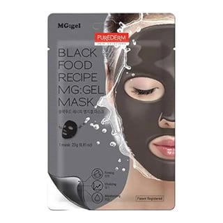 Purederm Black Food Recipe MG:Gel Mask