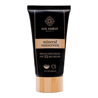 Gin Amber Beauty Mineral Sunscreen BB Cream SPF 25