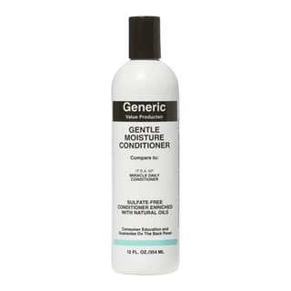 Generic Value Products Gentle Moisture Conditioner Compare to It's A 10 Miracle Daily Conditioner