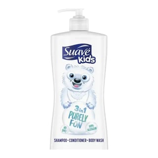 Suave Kids Purely Fun Moisturizing 3-In-1 Shampoo, Conditioner, Body Wash