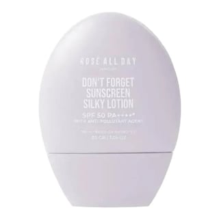 Rose All Day Don't Forget Sunscreen Silky Lotion SPF 50