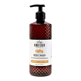 Kingfisher Grooming Co. Bergamot And Amber Woods Body Wash