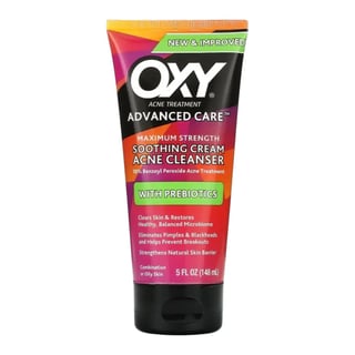 Oxy Soothing Cream Acne Cleanser with Prebiotics