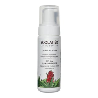 Ecolatier Organic Aloe Vera ПЕНКА ДЛЯ УМЫВАНИЯ ОЧИЩЕНИЕ & УВЛАЖНЕНИЕ