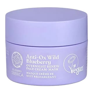Natura Siberica Anti-Ox Wild Blueberry Overnight Renew Face Cream-Mask